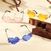 UV400 Protection Fire Heart Shaped Sunglasses Halloween Glasses  for Women & Men
