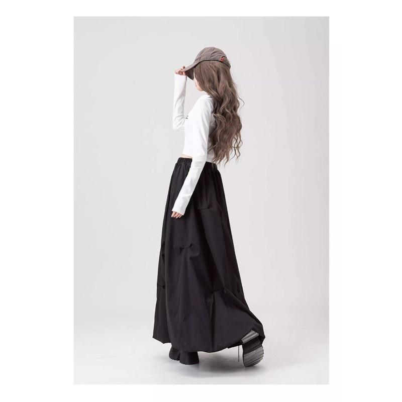 Coffee Brown High Waist Floral Skirt Autumn A Line Flared Pleated Midi Skirt Elegant Fashion Women