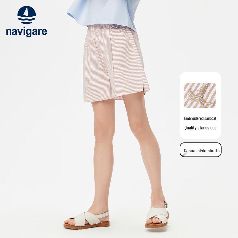 Navigare Girl's Summer Cotton Casual Shorts