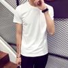 Klassisches Design Unisex Hohe Elastizität O-Ausschnitt Kurze Ärmel Besser Sport Freizeit T-Shirt