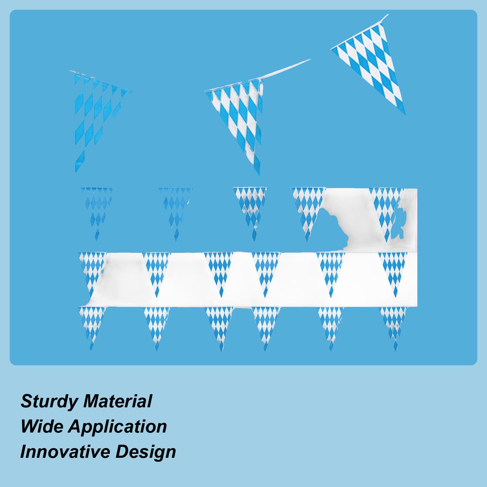 

2025 Triangle Oktoberfest Flag Banner 20Pcs/set Themed Bunting Oktoberfest Flags Oktoberfest Party hanging flag decoration China Mainland