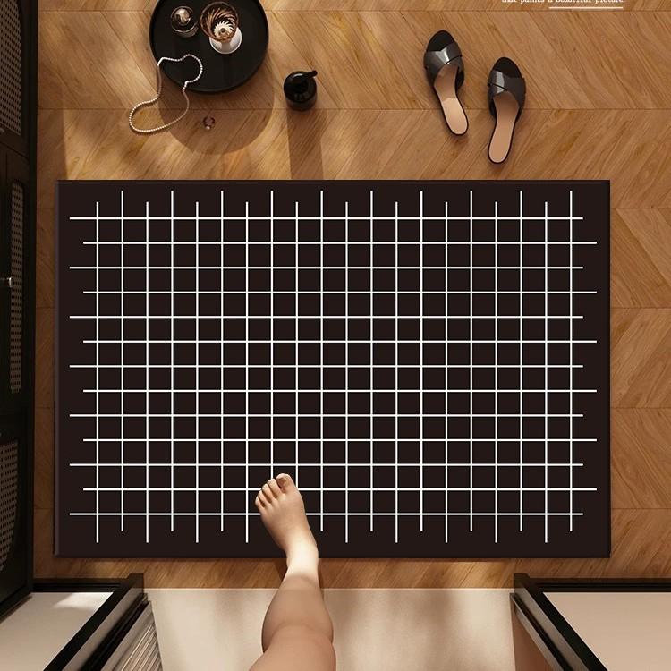 Bathroom Floor Mat Door Mat Absorbent and Non Slip Floor Mat Home Floor Mat Dirt Resistant