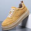 Men Thick Sole Height Increasing Board Sneakers Casual Walking Shoes for School Commuting Travel Streetwear and Everyday Wear Sizes 38-44