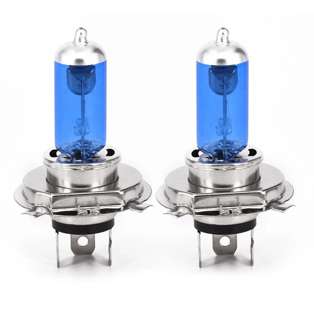 Car Light Headlights 6000K Auto Car Headlight Parking light lamp 2PCS 12V H7 H4 50W 100W Super White Halogen Bulb