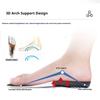 Silicone Shock-Absorbing Sports Insoles Men Arch Support Insole Breathable and Comfortable Shoe Pads