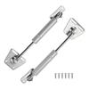 Motoforti Universal Lift Support Strut Gas Spring 6"/155mm 7Ib/30N/3kg Carbon Steel Silver Tone 2 Sets