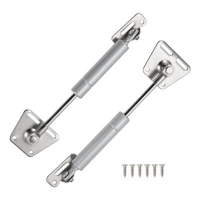 Motoforti Universal Lift Support Strut Gas Springs 6 Inch/155mm 7lb/30N/3kg Carbon Steel Silver Tone Set of 2