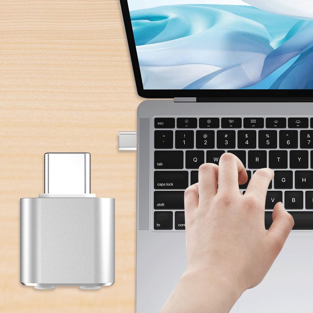 USB C Mouse Jiggler with Switch Button Undetectable Automatic Wiggler Driver-Free Mouse Moving Device Keep Computer/Laptop Awake