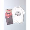 Vintage Motorcycle Element Print Short-Sleeve T-Shirt, Export Quality, Summer Men's All-Cotton Round-Neck Casual Half-Sleeve