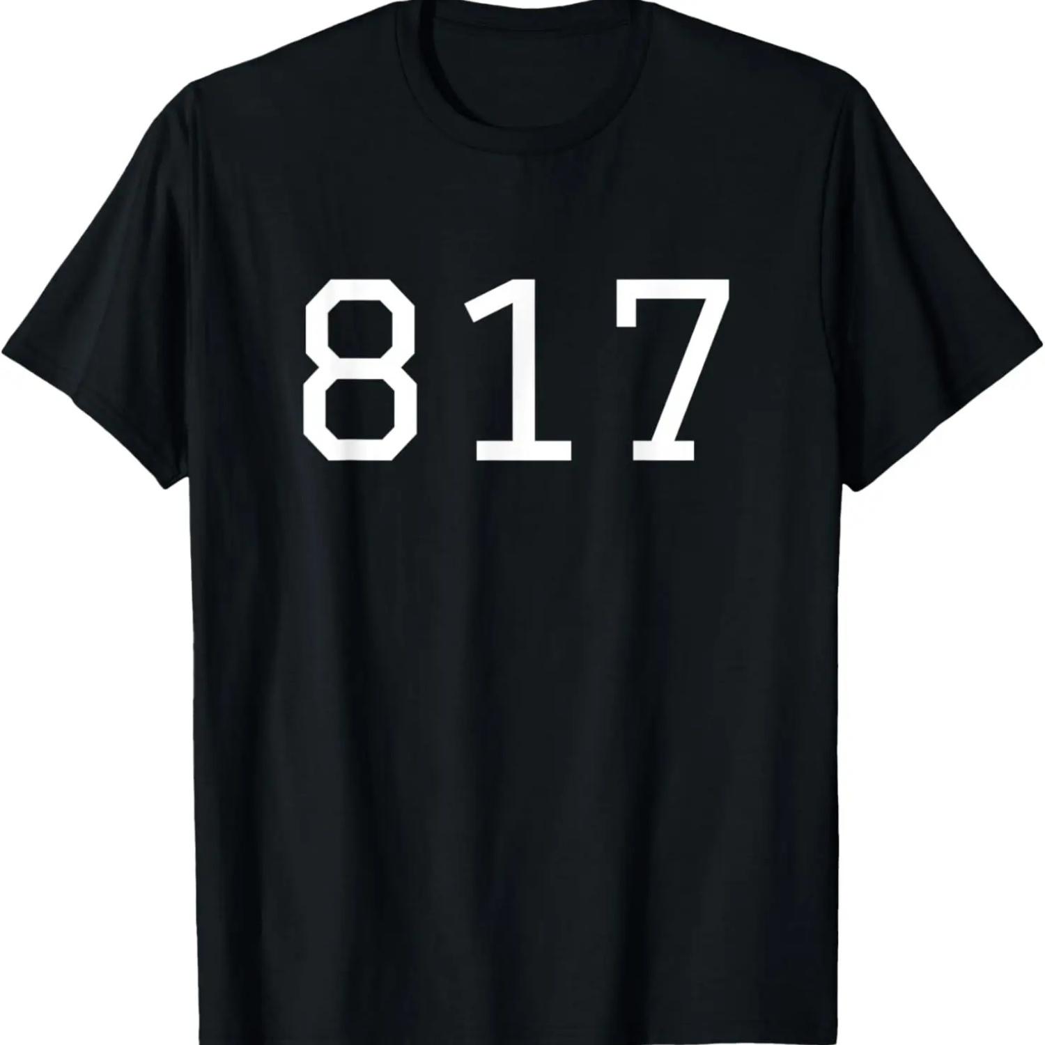 

817 Area Code for Texas Fort Worth Ft S чёрный