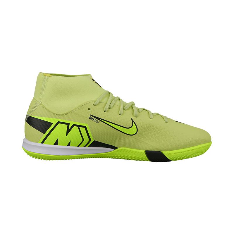 Nike Zoom Mercurial Superfly 10 Academy IC Limelight Hyper Crimson Unisex Sneaker Grün Volt FQ8332-300