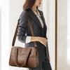 Soft Leather Splicing Large-capacity Handbag Women's Shoulder Bag