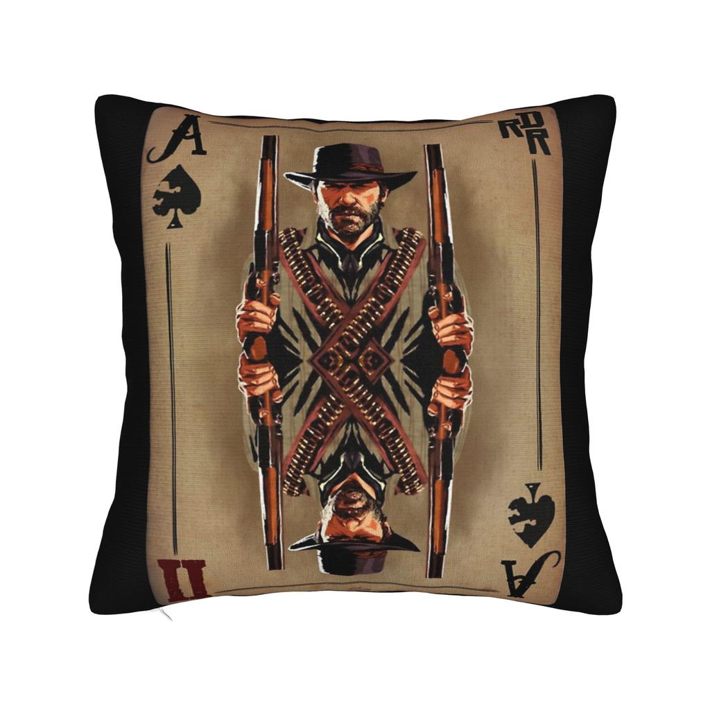 Arthur Morgan Pillowcase Soft Fabric Cushion Cover Decor  Throw Pillow Case Cover Chair Zippered 40*40cm