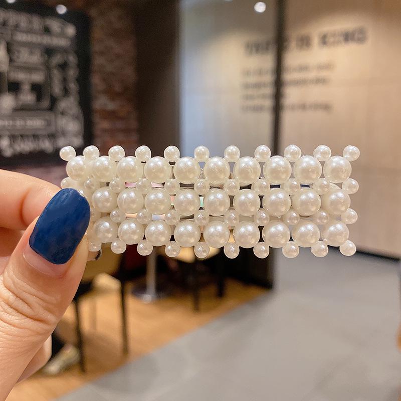 

Корейская минималистичная заколка для волос с жемчугом для девочек: Элегантный стиль Y2K