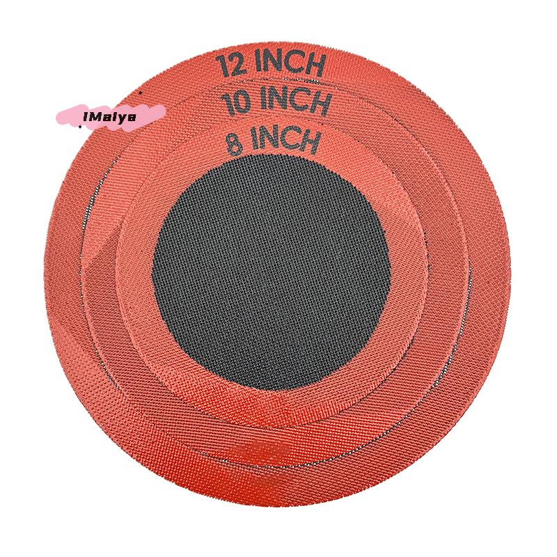 M-1/3PCS Round Silicone Perforated Baking Mat, Non-Stick Reusable Baking Sheets, For Pizza, Bread, Cake Pan, Air Fryer, Oven