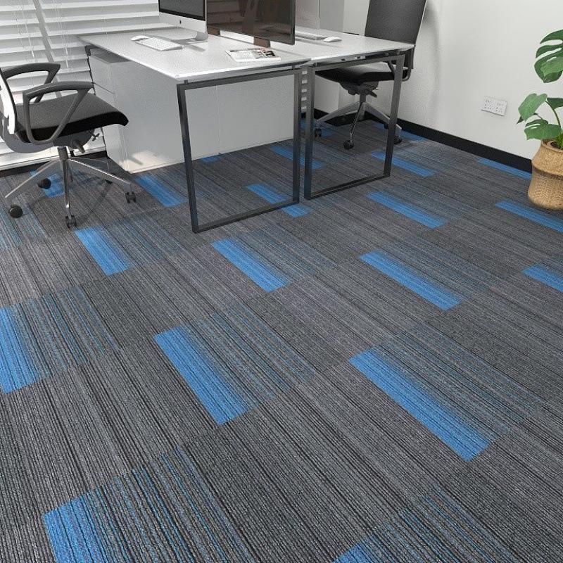 Große graue Büro- und Schlafzimmer-Teppichfliesen - Vollständige Raumabdeckung