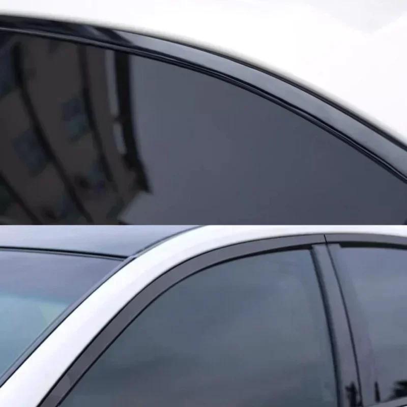 PVC Car Edge Protector Sticker Universal Fit for Automotive Window Trim and Side Molding DIY Bodywork Decoration Black Line Tape