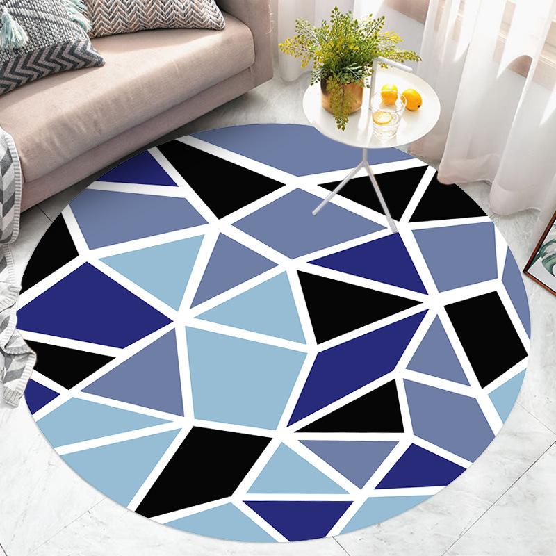 Geometry Pattern Rug Round Rug Living Room Home Decor Children Room Rugs for Living Room