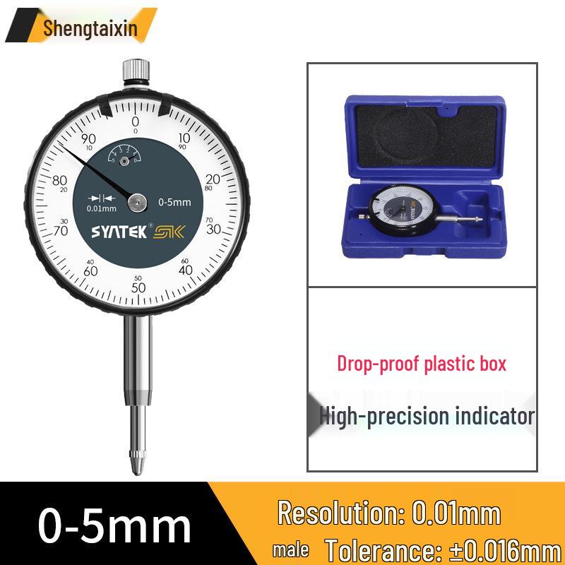 Shengtai Precision Dial Indicator Set with Magnetic Base and Shockproof Design
