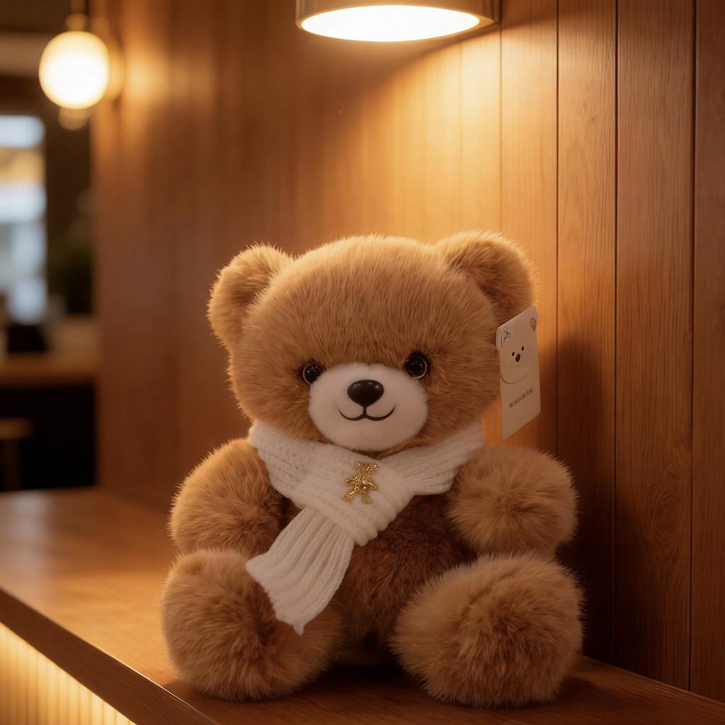 Teddy Bear Plush Toy With Heart Sweater For Kids And Adults