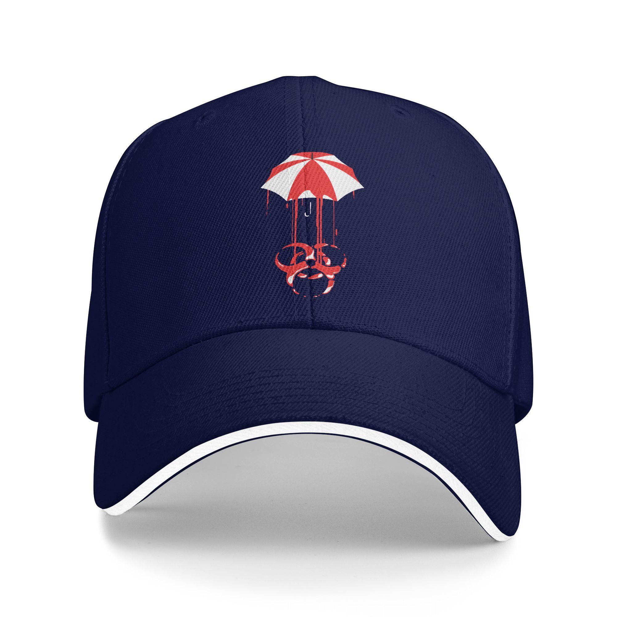 

Hazardous Umbrella Residents Evils Sun Baseball Cap Spring Men Design Hip Hop Hats Breathable Y2k Retro Hunting Snapback Cap As Picture темно-синього кольору