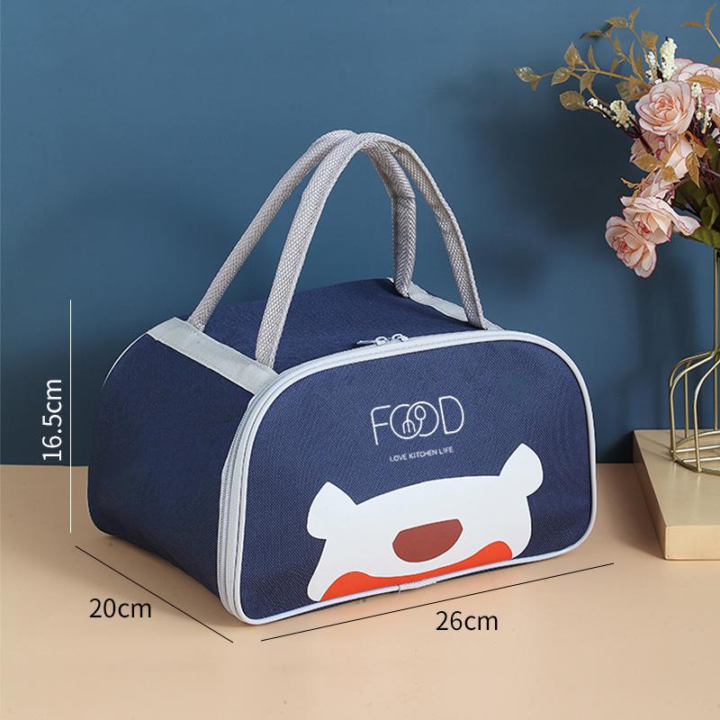 Aluminum Foil Insulated Lunch Bag - Waterproof, Portable Meal Tote for Work or School