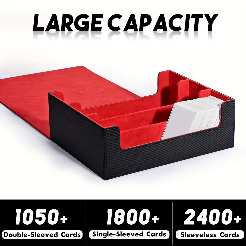 Display Window Game Card Organizer Single Sleeved Cards Card Deck Box Table Storage Supplies