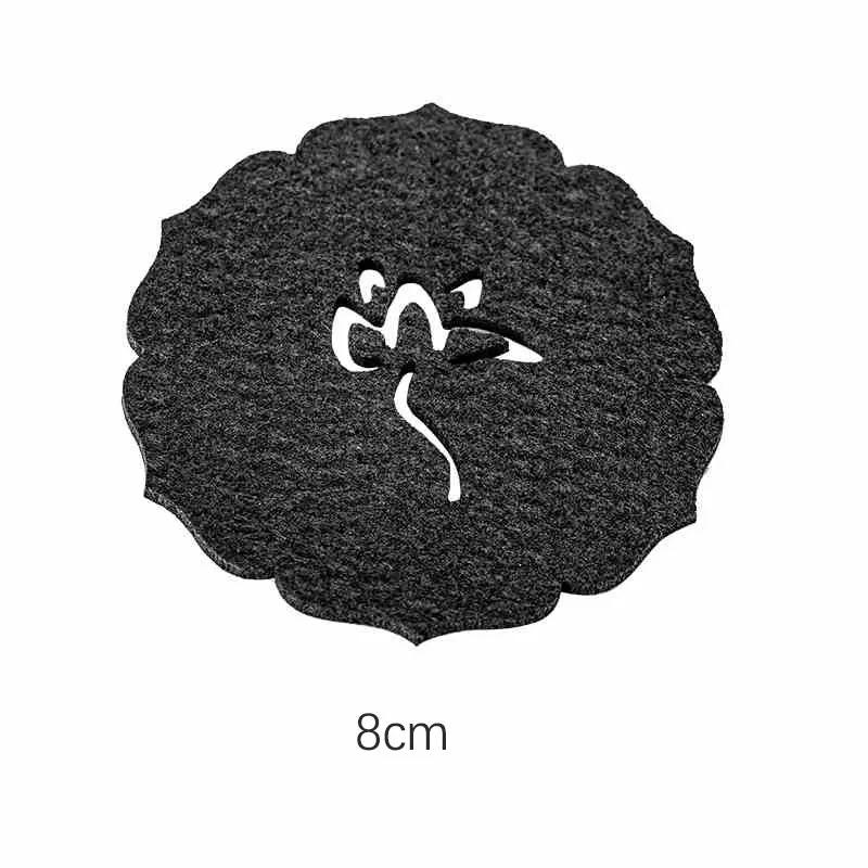 

Фетровые подставки Lotus 8 см Теплоизоляция и Нескользящие Подставка для чая Многоразовая Подставка для кружки Посуда Кухонные предметы Аксессуары