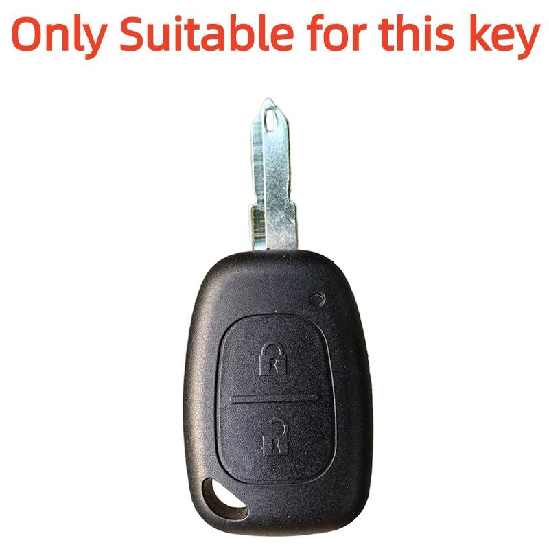 New Silicone Car Key Fob Cover Case 2 Button For Renault Kangoo Traffic Master For Opel Vivaro Movano For Nissan Remote Shell