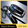 2026 Hete Voor Toyota Naafdoppen Legering Auto Sleutelhoes Cover Tas Voor Toyota Land Cruiser 200 Prado Crown TLK 200 Yaris Cross Hilux Inno