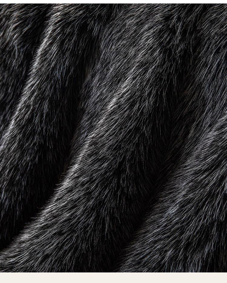 G5Z Luxus-Kunstfuchsfell-Decke - Extra dicke Winter-Raschel-Tagesdecke