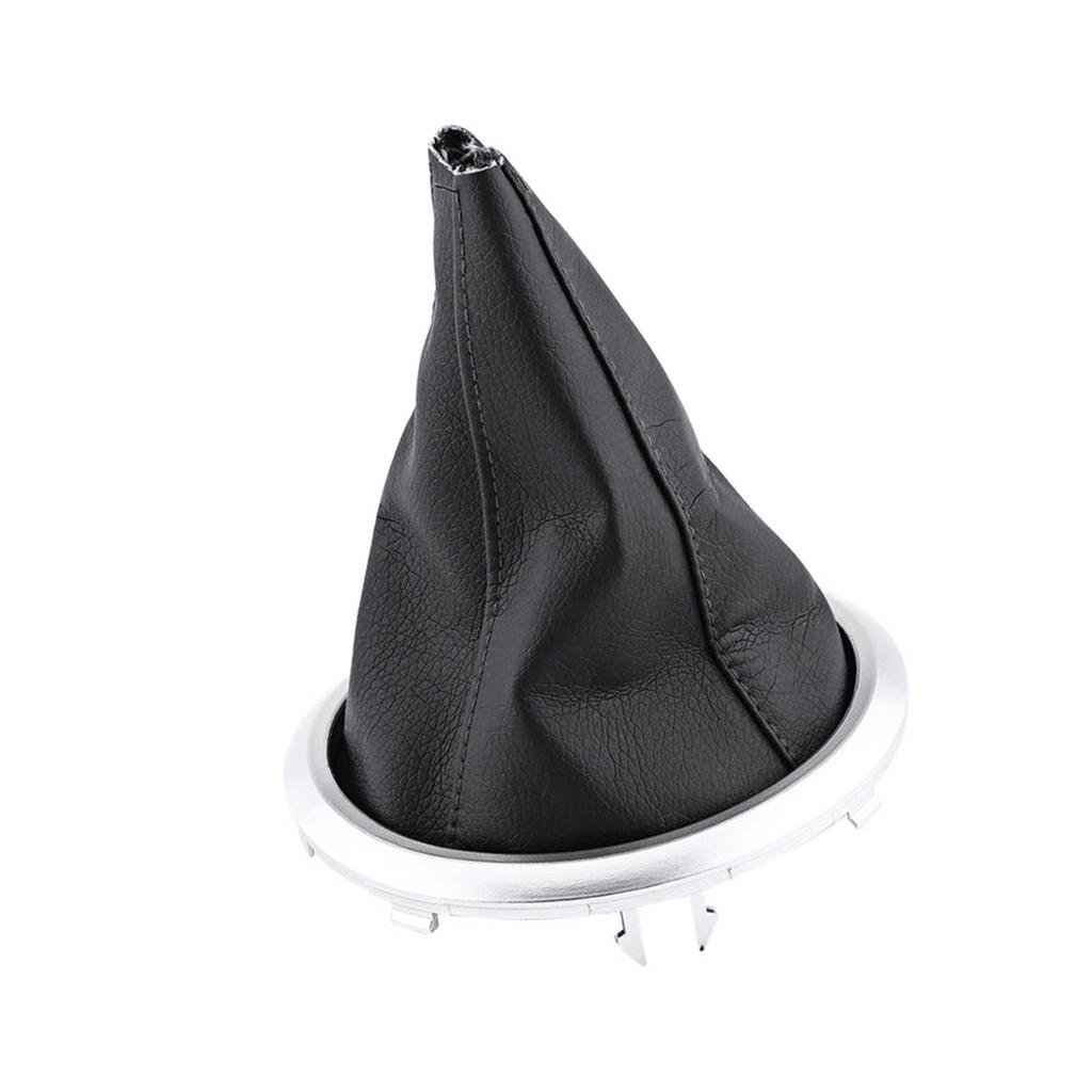Car Black Manual Transmission Shift Lever Frame Boot Cover Fit For Suzuki Swift SX4 2005 2010