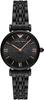 Emporio Armani GIANNI AR11245 Officially Black T-BAR Women's Watch, Imported,