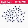100pcs/bag Plastic Wiggling Moving Eyes 3D Kindergarten Handmade Dolls Eyes Dolls Activity Eyes