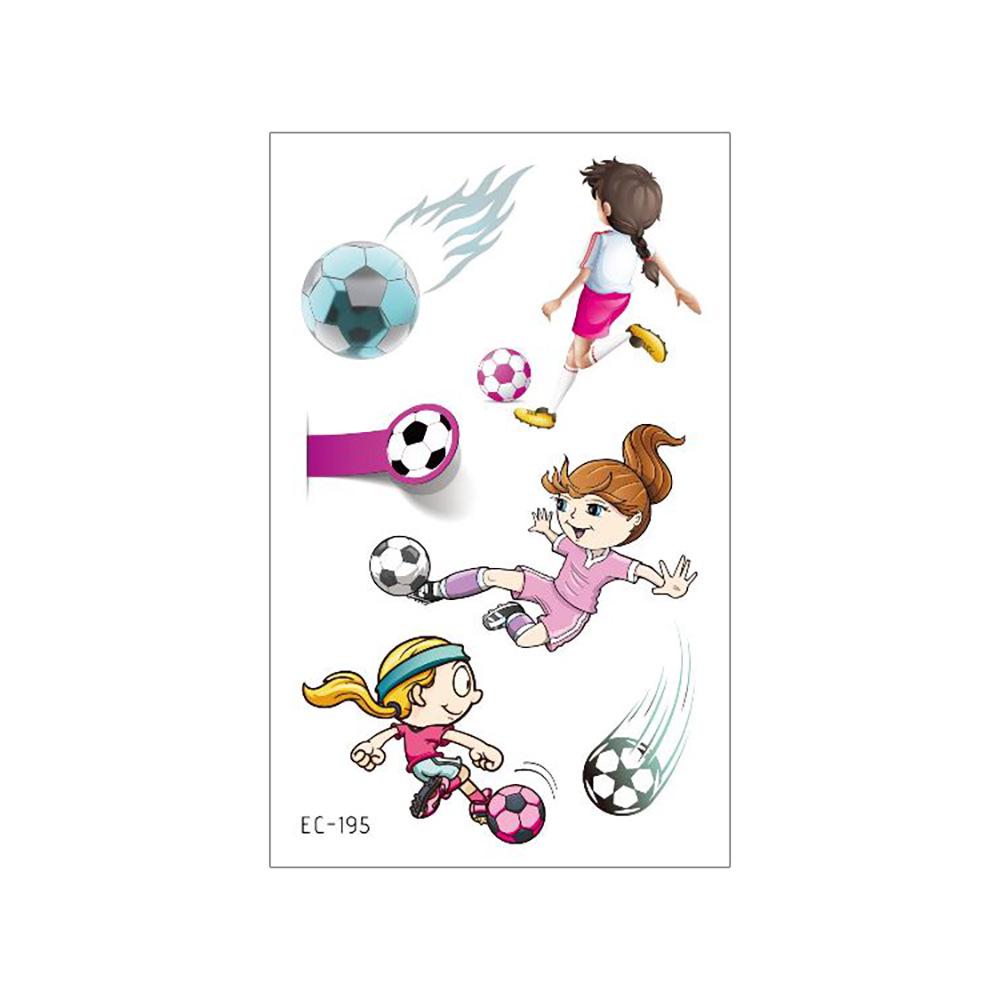 Ruikalong Waterproof World Cup Football Fan Face Tattoo Sticker.