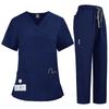 Unisex Medical Uniforms Men Women Nursing Clothes Beauty Costume Nurse Scrubs Sets Doctor Dentist Workwear Clinical Tops Pants