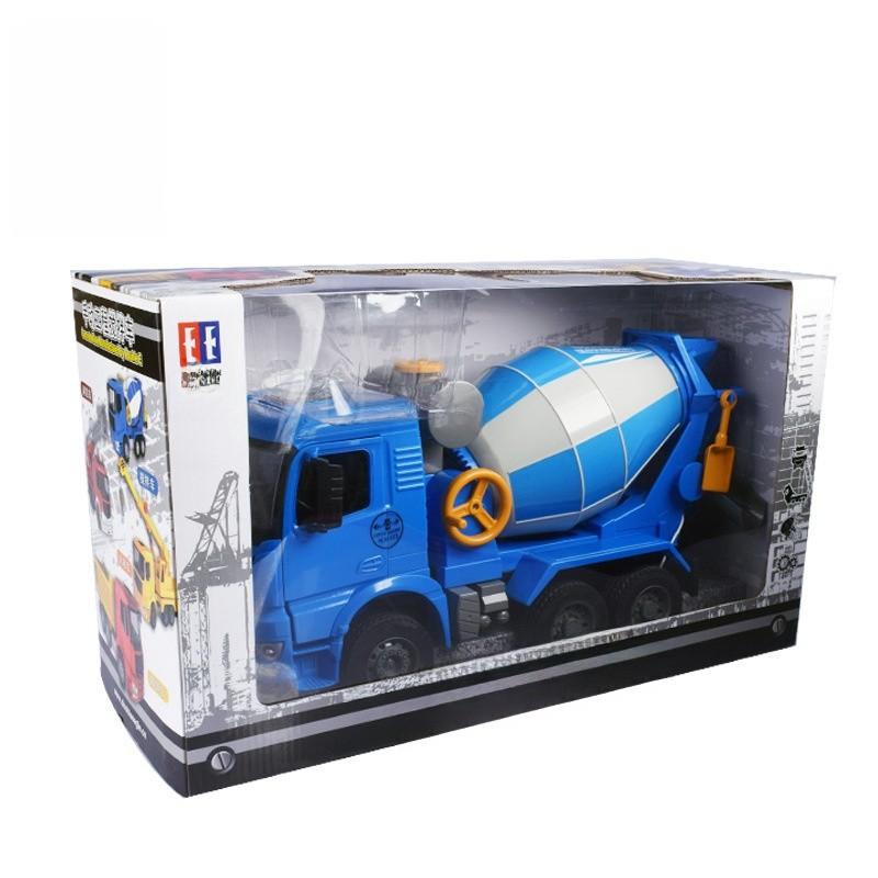 Crane Inertia Excavator Engineering Truck Toys With Plastic Material For Kids
