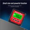 Magnetischer Winkelmesser Winkelmessgerät Winkelmesser Neigungsmesser Klinometer Gehrungswinkel Wasserwaage Elektronisch Digital LCD Hintergrundbeleuchtung