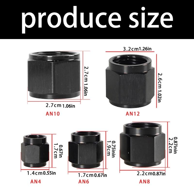 High Temperature Resistant Aluminum Nut And Sleeve Assembly For Engine Modifications And Fluid System