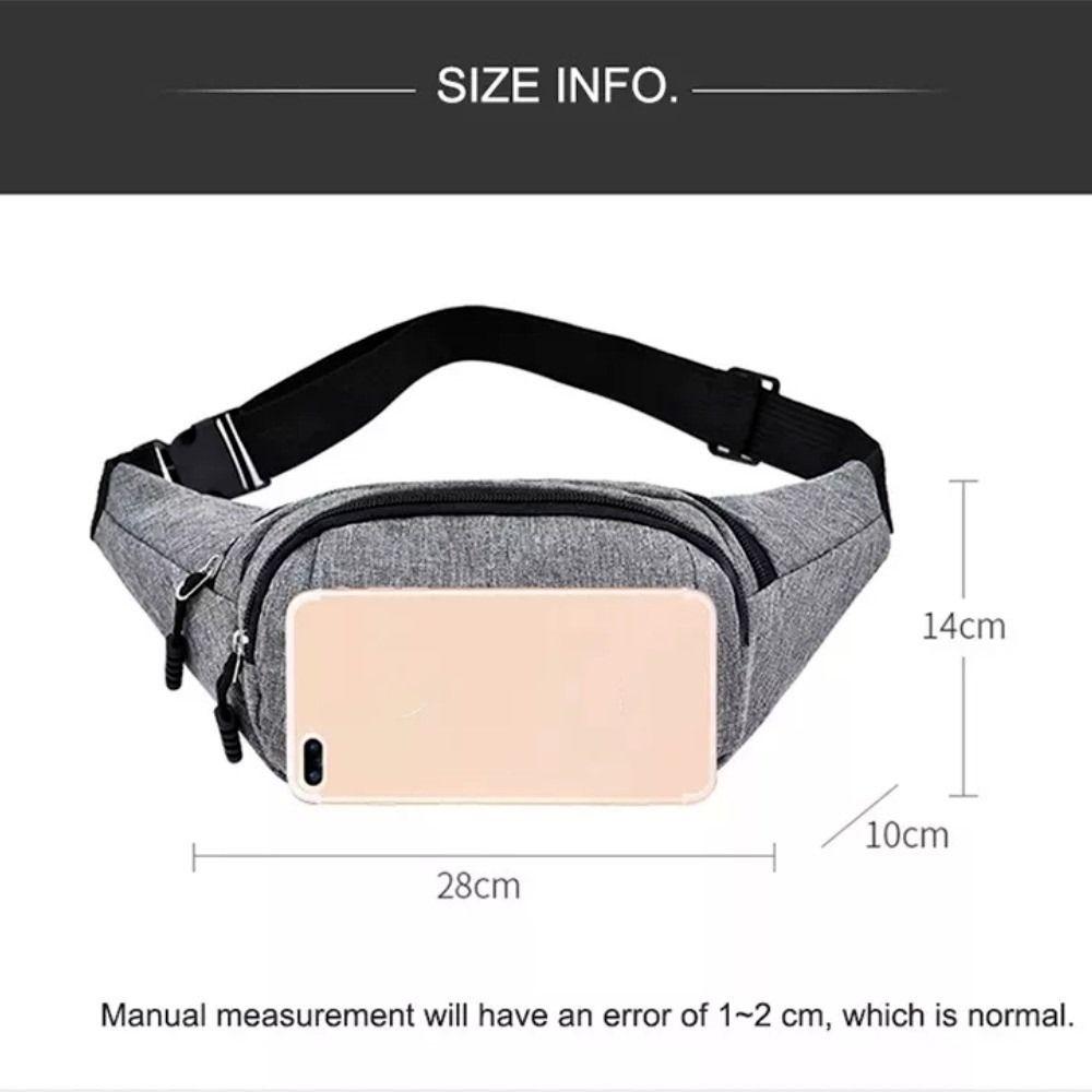 Waist Bum Bag Men Women Fanny Pack Travel Holiday Money Belt Zip Pouch Wallet