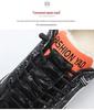 2025 Men's Plus Size Fleece-Lined Winter Work Boots - Warm, Low-Top, Casual, Trendy Sports Cotton Shoes