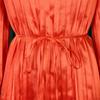 Große Größe Frauen Sommer Mode Solide Plissee Verband Kleid Damen Ein Stück Lange Ärmel Kurzes Kleid