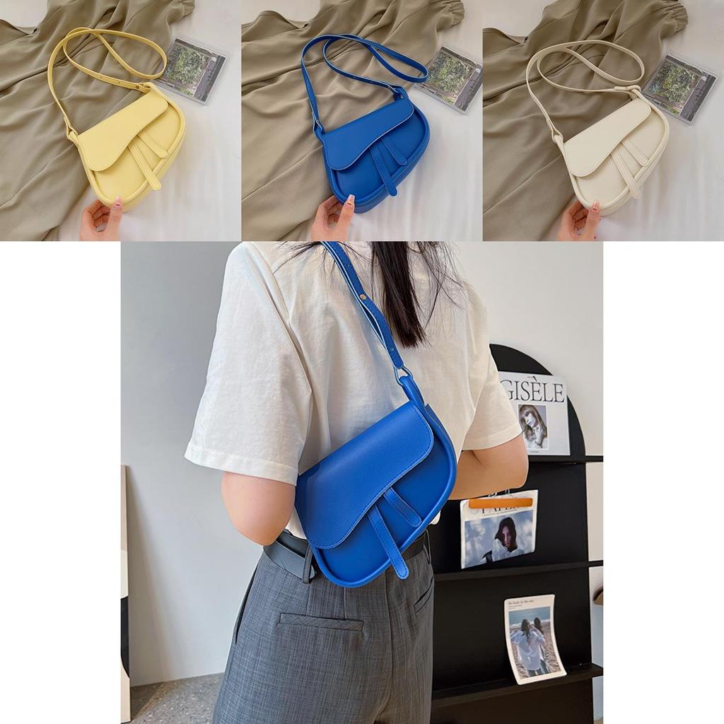 Trendy Retro Shoulder Bag With Car Line Stitching Detail