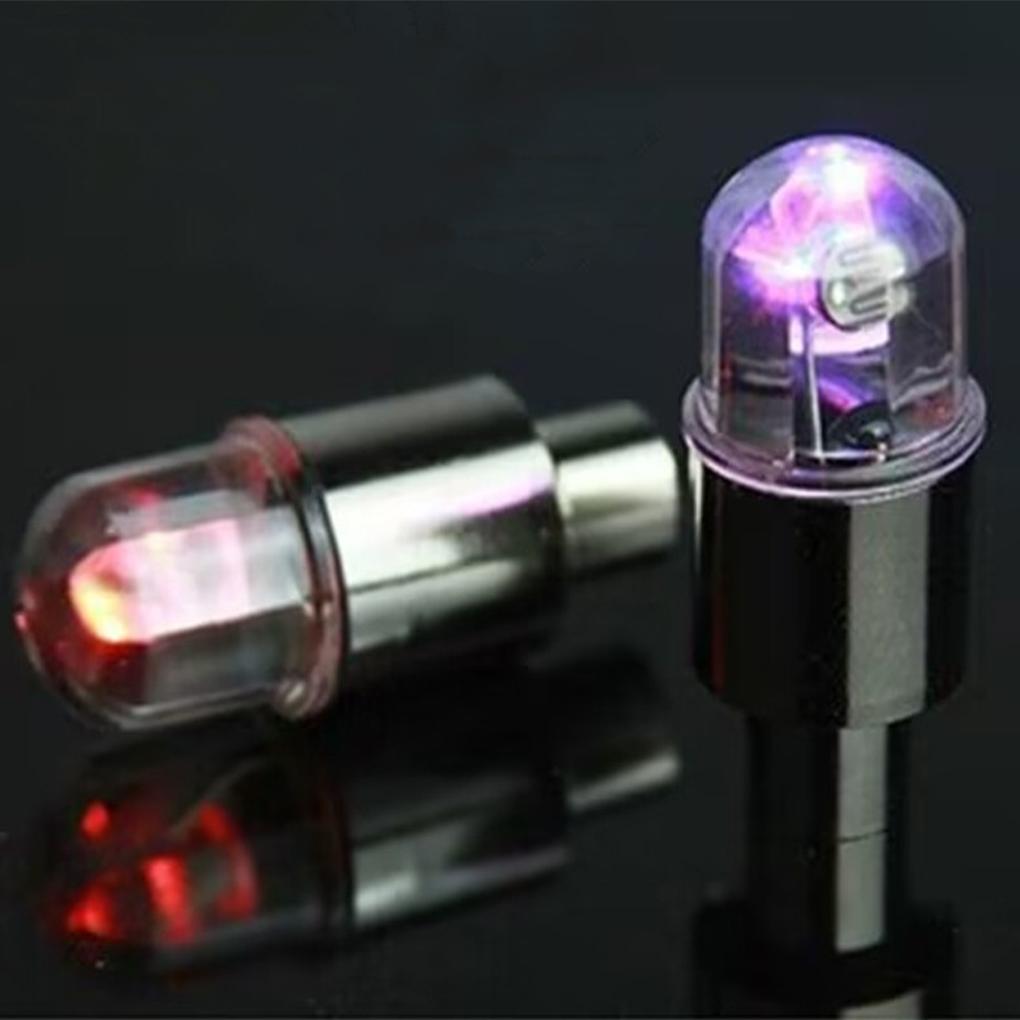 2Pcspiece Easy To Install Car Motorcycle Tire Light Effortless Safety Upgrade For Bike LED Light Cap