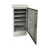 Waterproof Floor-Standing Outdoor Cabinet with Safety Lock, Stainless Steel, Floor-Mounted