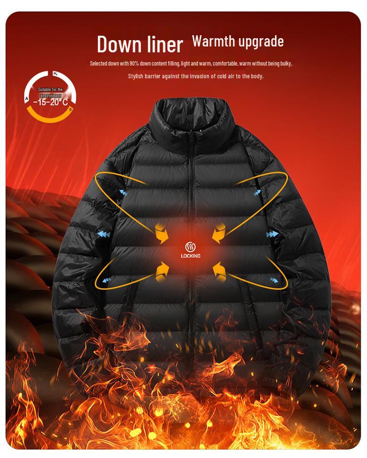 Men's Autumn/Winter Outdoor Mountain Series Casual Hooded Windbreaker Jacket