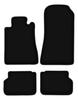 BASIC Black Velour Floor Mats For: Mercedes CL W140 Coupe (1991-1998)