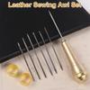 Professional Shoes Repair Tool Kit Replaceable Punch Stitching Needles  Stitching Projects