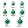 10-50Pcs 6-20mm Iron Christmas Bell Colorful Jingle Pendant For DIY Craft Material Ornament Making Supplies Xmas Decoration 2024