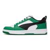 Puma Rebound V6 Low Archive Vert Noir Baskets Unisexe Blanc 392328-06